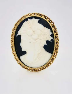 Broche Française Camée