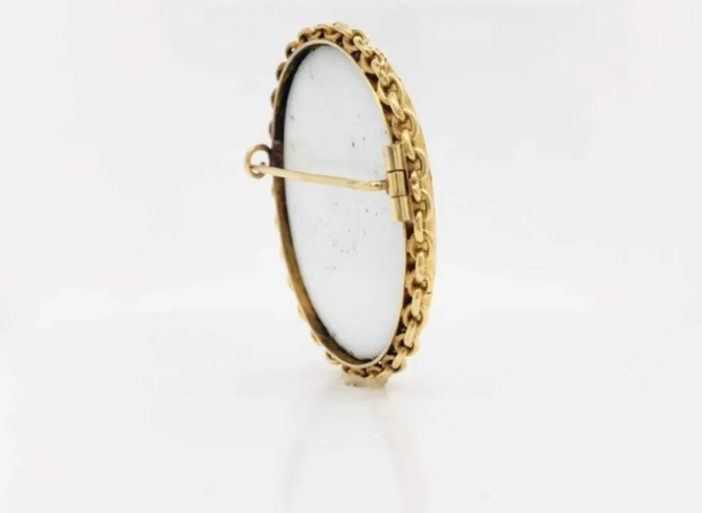Broche Française Camée