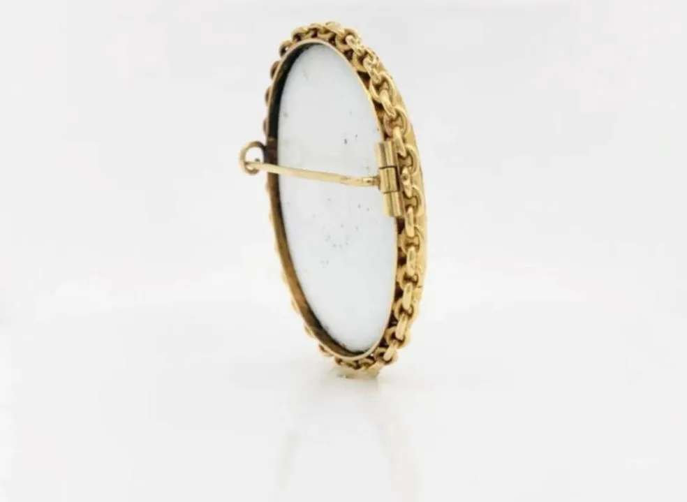 Broche Française Camée