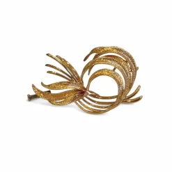 Broche gerbe de plumes