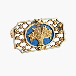 Broche émaillée