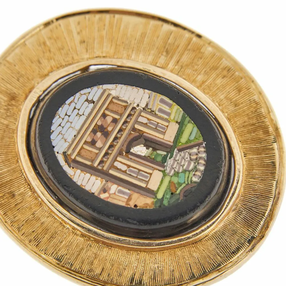 Broche micromosaïque