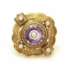 Broche Napoléon III Améthyste