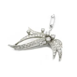 Broche Or & diamants