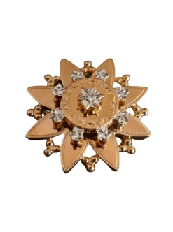 Broche Or 2 Tons, Poinçon Ancien Tête De Cheval