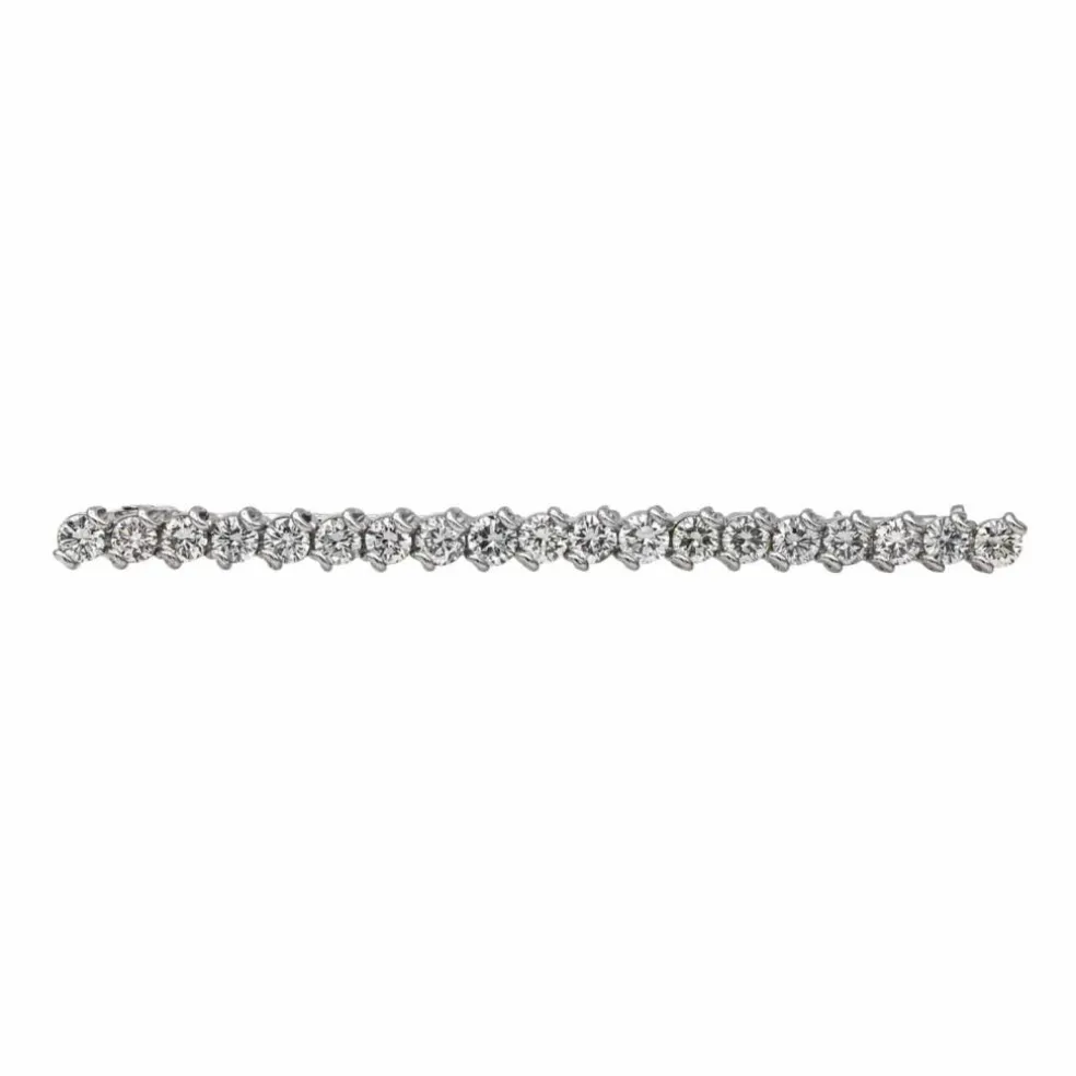 Broche Or blanc Diamant