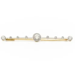 Broche Or blanc Diamant