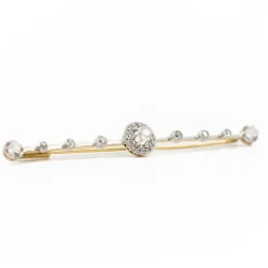 Broche Or blanc Diamant