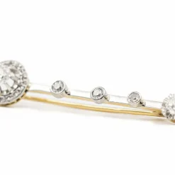 Broche Or blanc Diamant