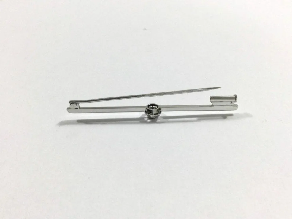 Broche Or Blanc Diamant