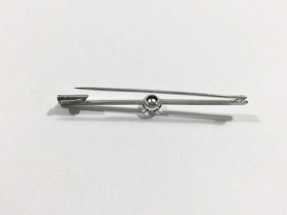 Broche Or Blanc Diamant