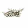 Broche Or Blanc 18k & Diamants