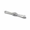 Broche or blanc platine et diamants