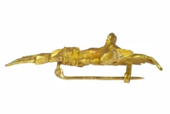 Broche or, griffon volant ou dragon