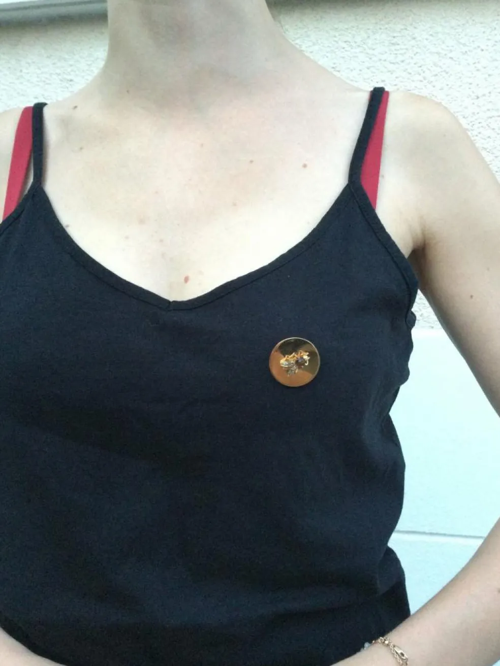 Broche Or Guêpe