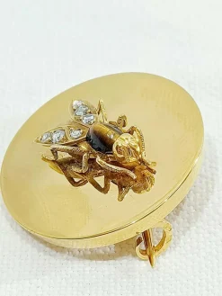 Broche Or Guêpe