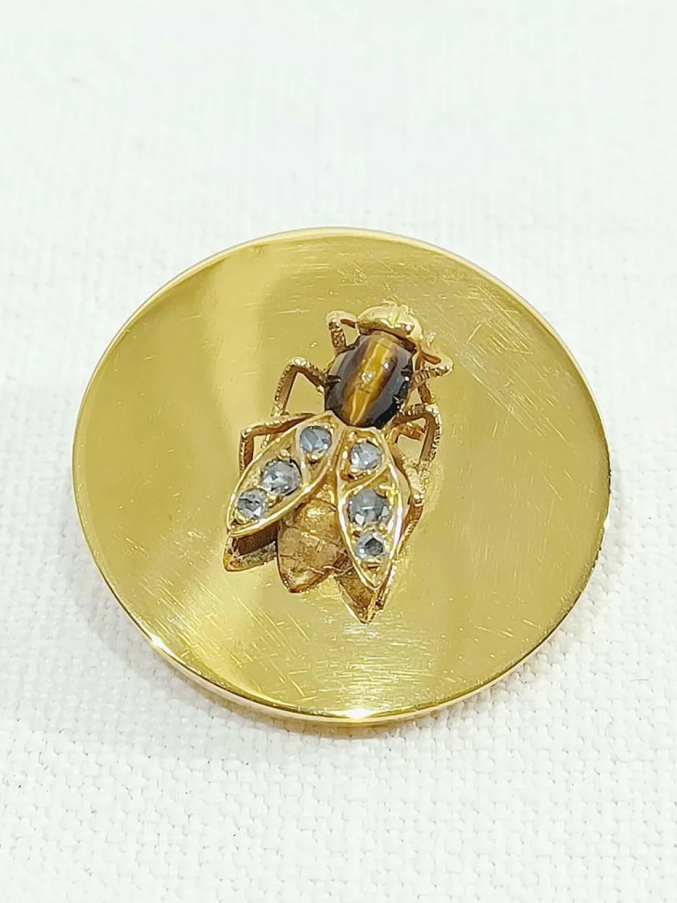 Broche Or Guêpe