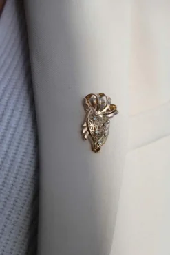 Broche Or jaune Diamant