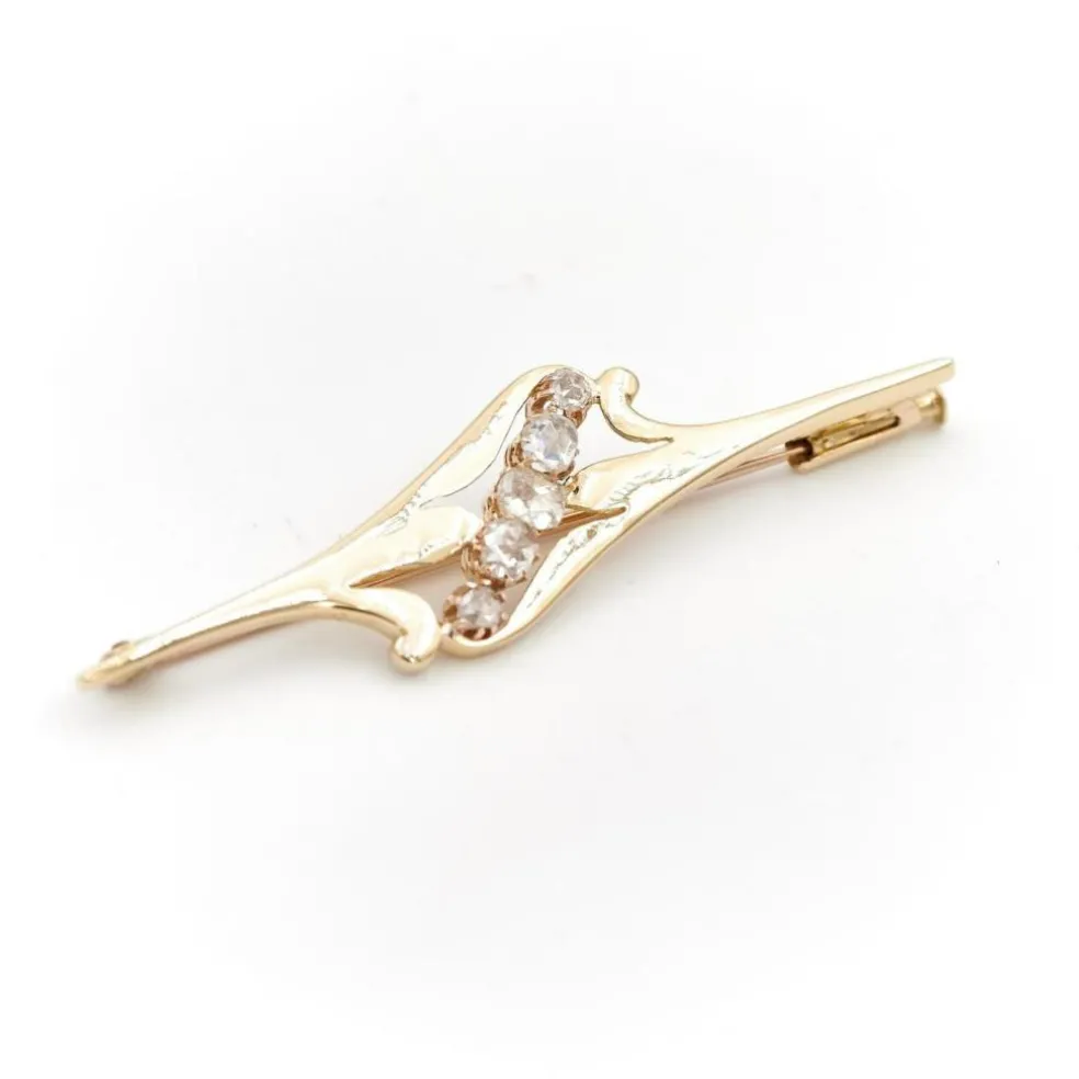 Broche Or jaune Diamant