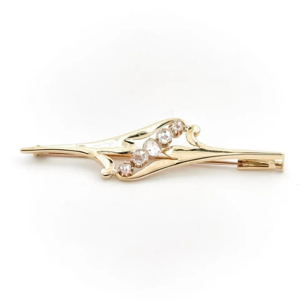 Broche Or jaune Diamant