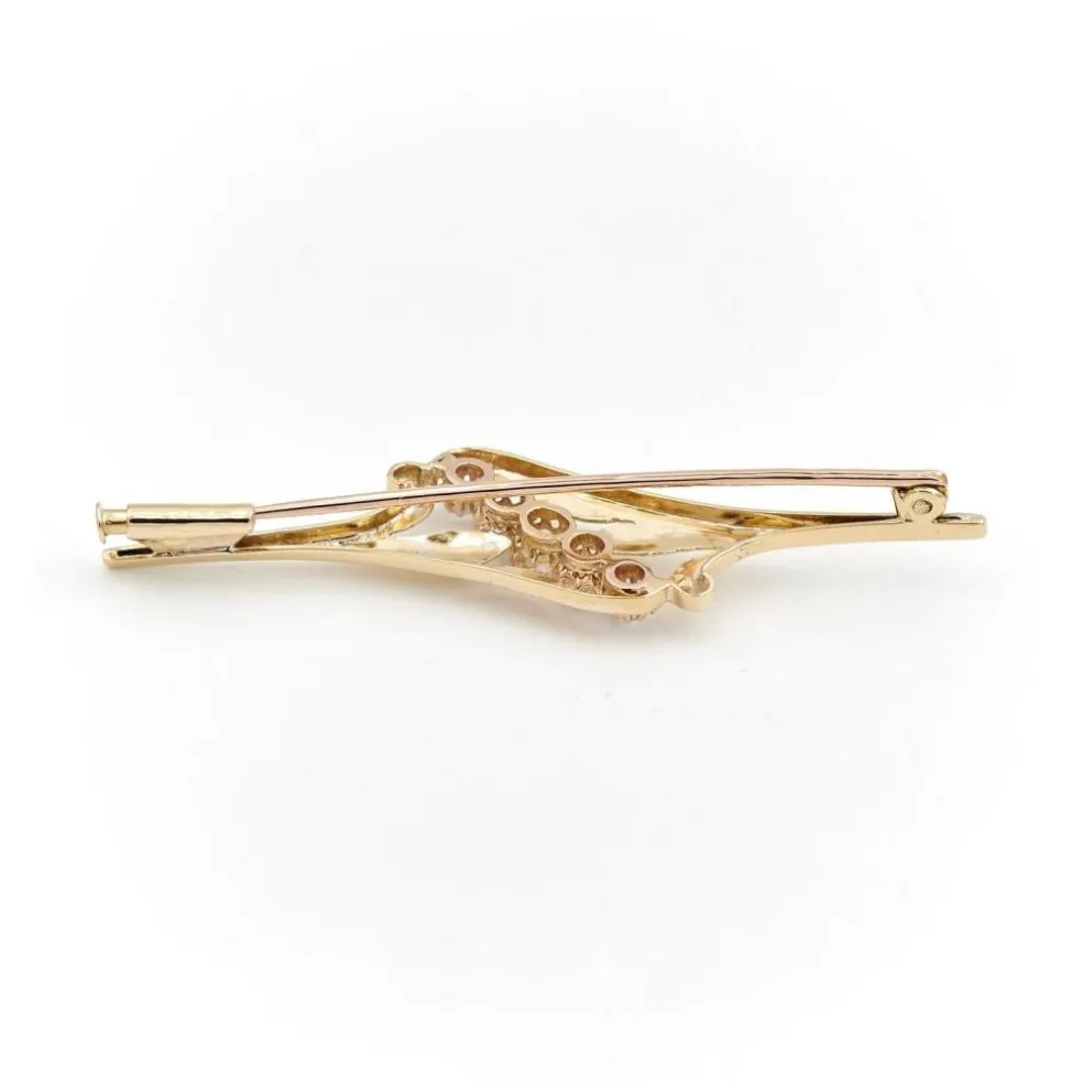 Broche Or jaune Diamant