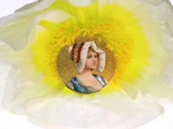 Broche or jaune, diamants
