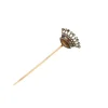 Broche Or jaune, diamants, rubis