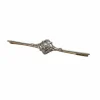 Broche Or Jaune et Blanc Perle & Diamants