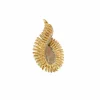 Broche or jaune et or blanc, diamants