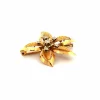 Broche Or Jaune 18k & Diamants