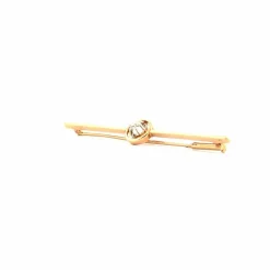 Broche Or Jaune 18k & Diamant