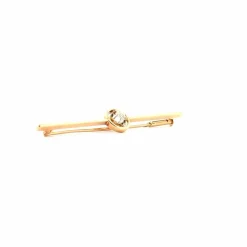 Broche Or Jaune 18k & Diamant