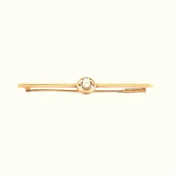 Broche Or Jaune 18k & Diamant