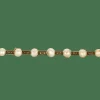 Broche or jaune perles et diamants