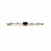 Broche Or jaune topaze et diamants