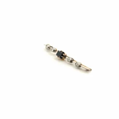 Broche Or jaune topaze et diamants