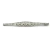 Broche or platine diamants