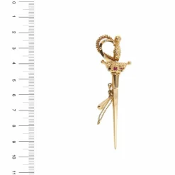 Broche épée vintage