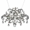 Broche pendentif ancien diamants taillés en rose