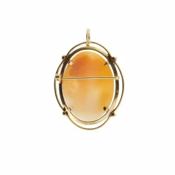 Broche pendentif camée