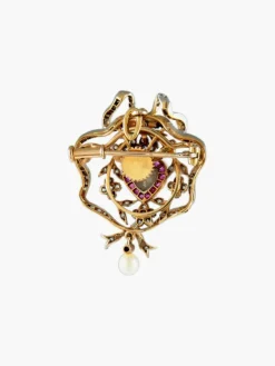 Broche Pendentif Coeur