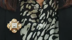 Broche pendentif Or Diamants