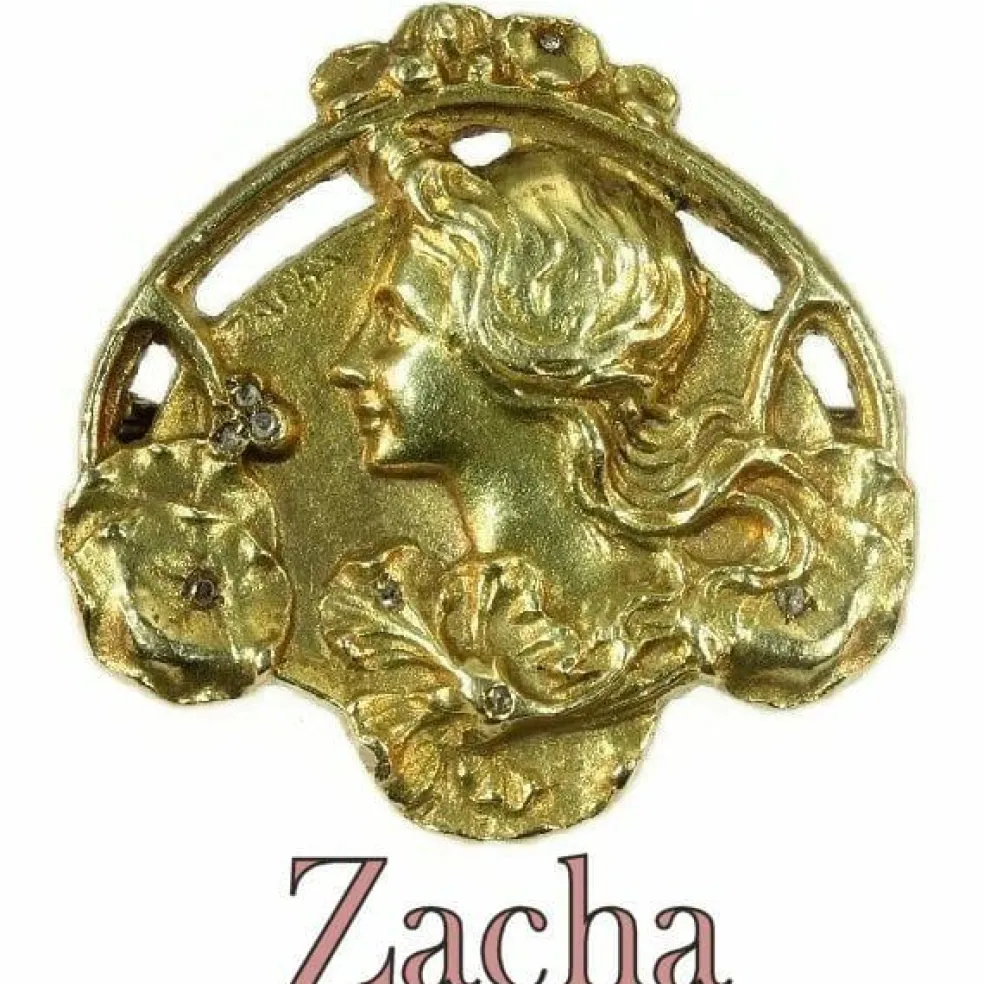 Broche épingle en or