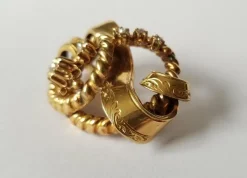 Broche époque Napoléon III Or jaune Diamants