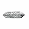 Broche Style Art Déco Or, Platine et Diamants