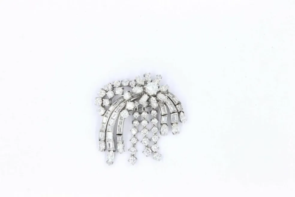Broche Tremblante en diamants 1950