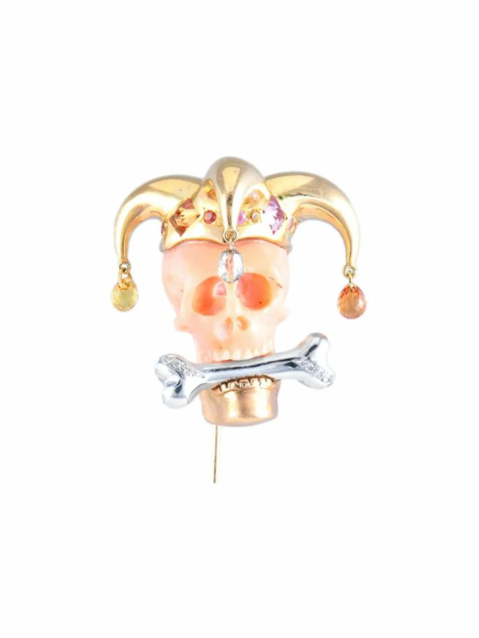 Broche Vanité signée Lorenz Baümer