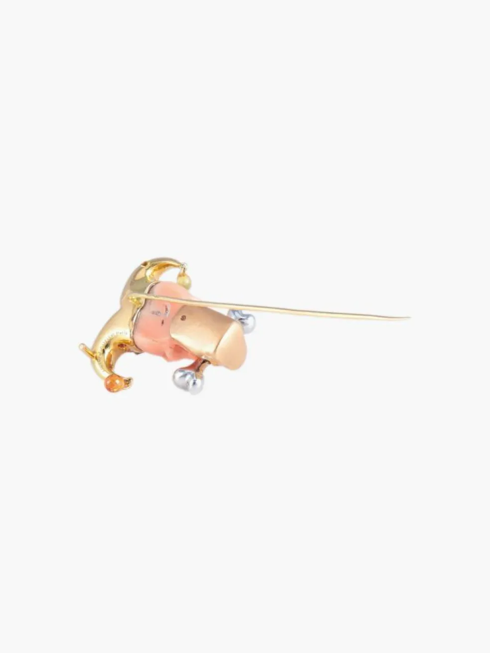Broche Vanité signée Lorenz Baümer