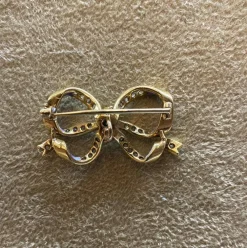 Broche victorienne en émail et diamants