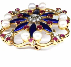 Broche vintage des années 60